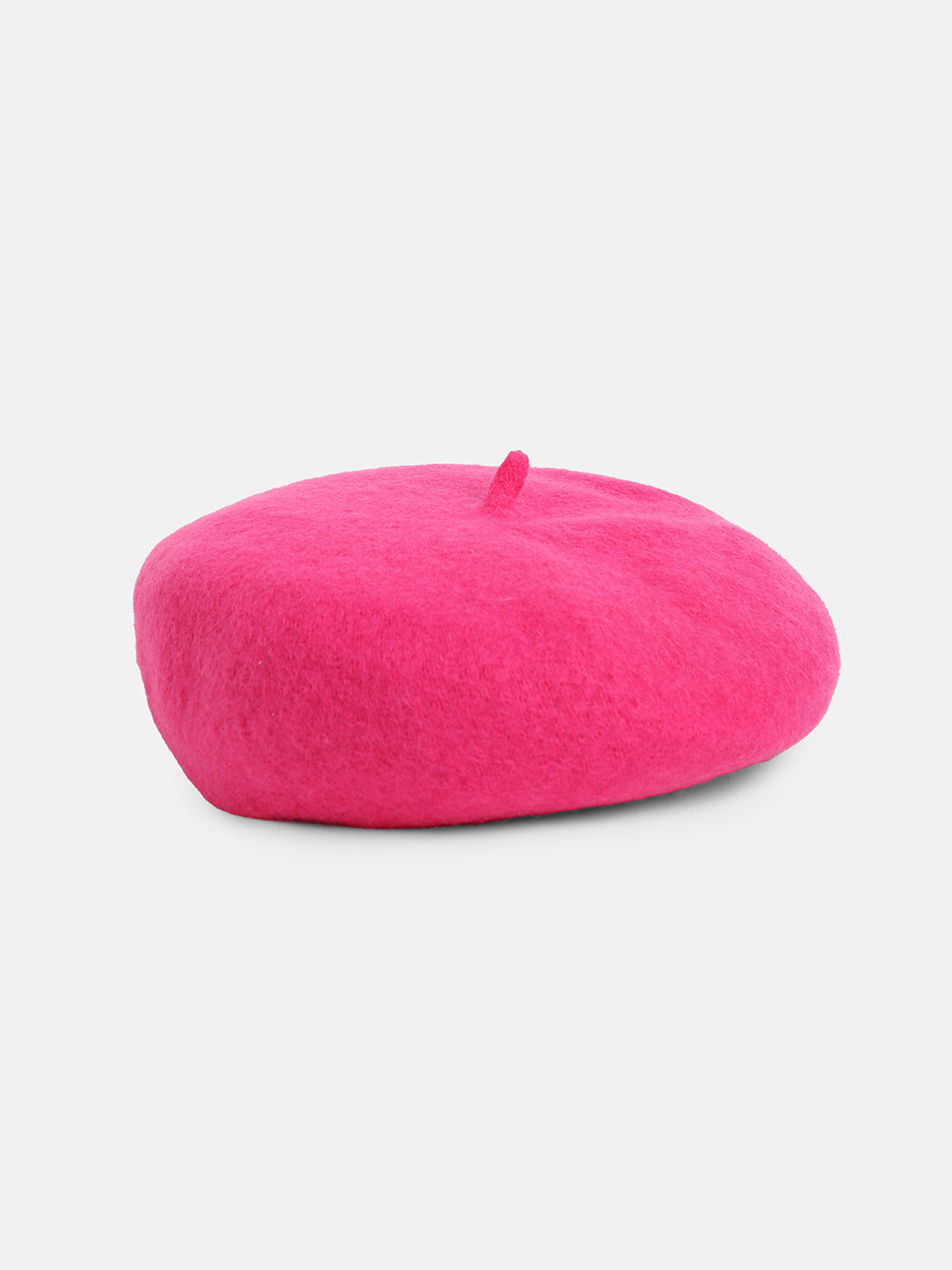 Solid Beret Hat - Pink