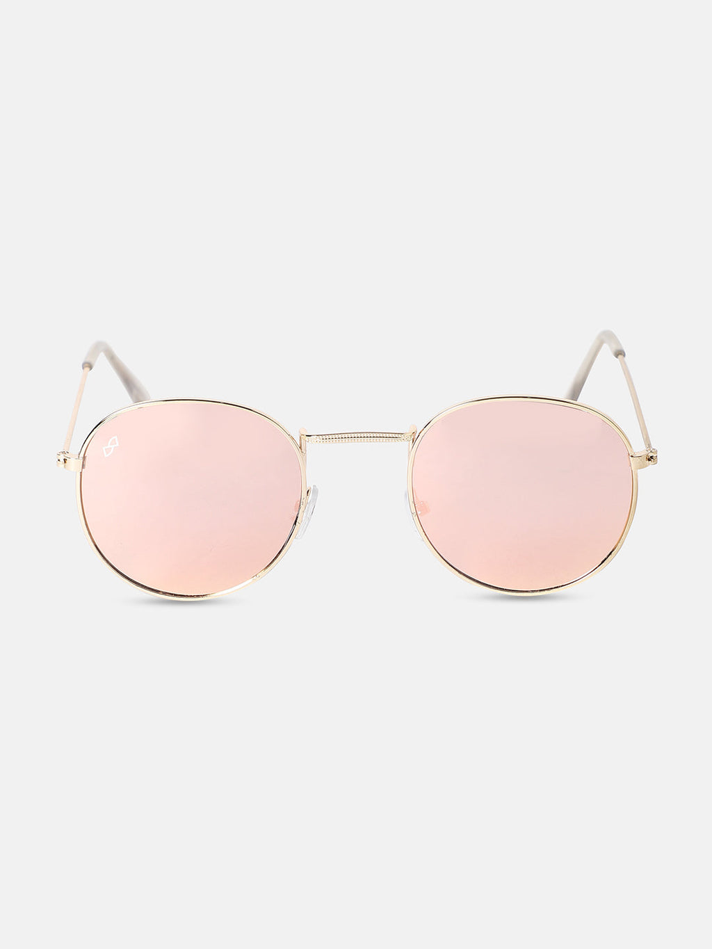 Metallic Round Sunglasses - Gold