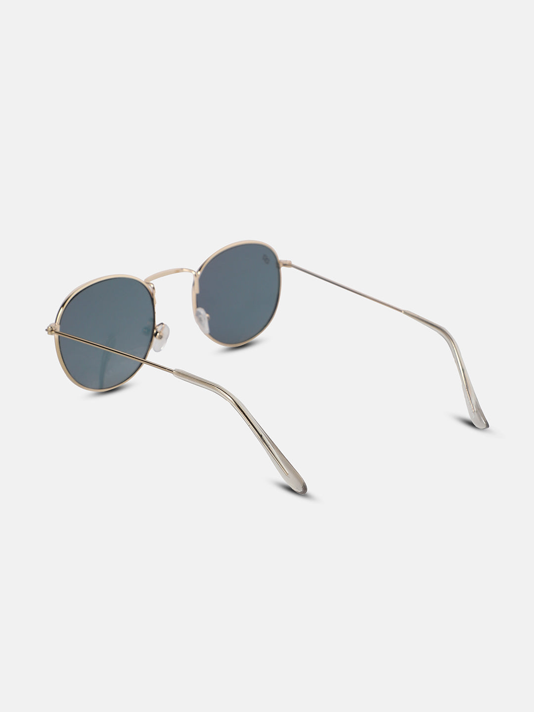 Metallic Round Sunglasses - Gold