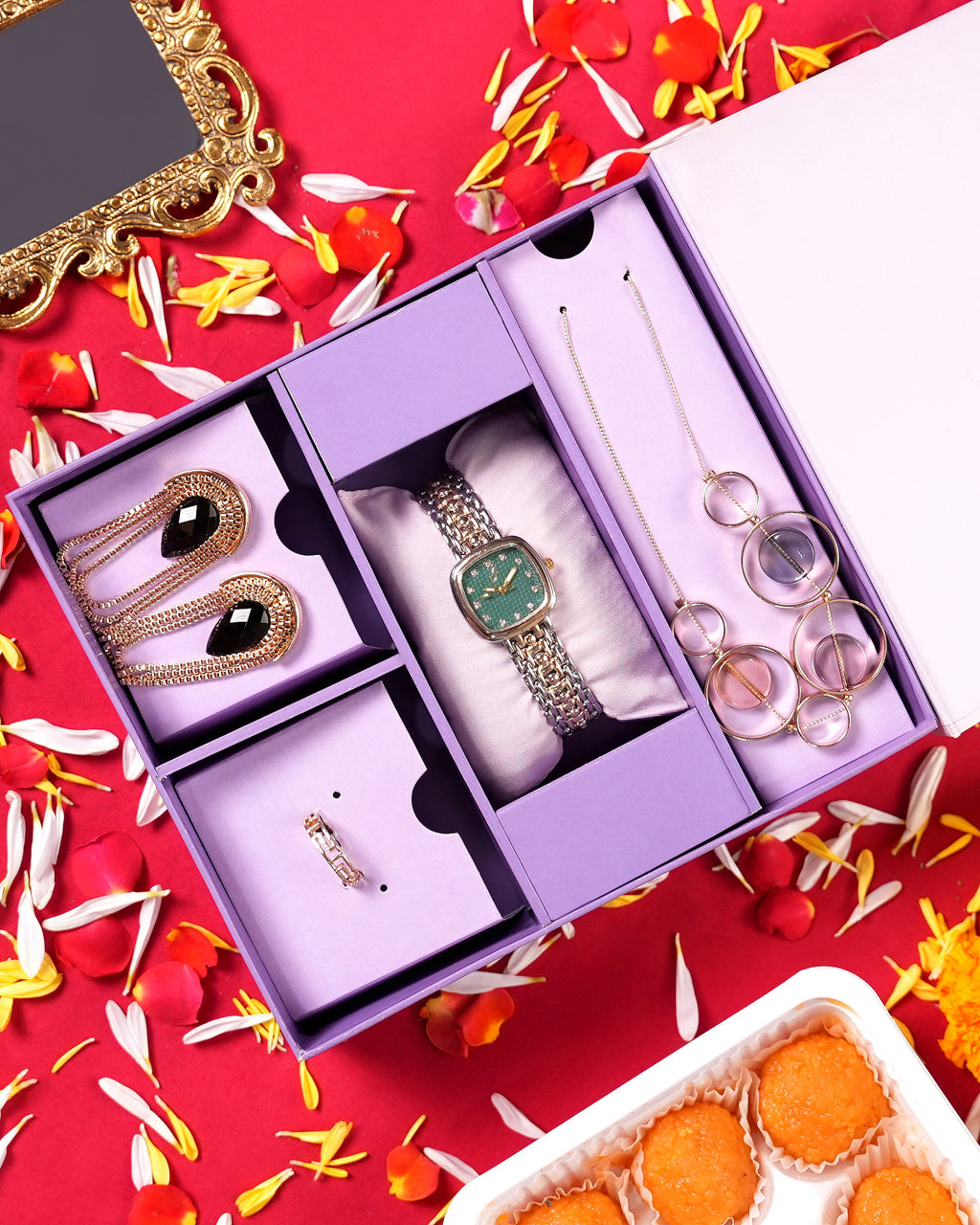 The Rakhi Edit - Watch + Jewellery Gift Set