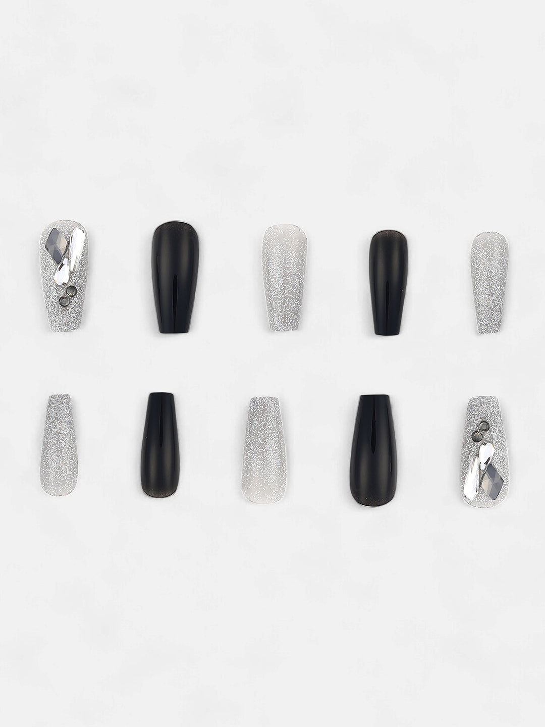 The Frost Press-On Nails - Moon Grey