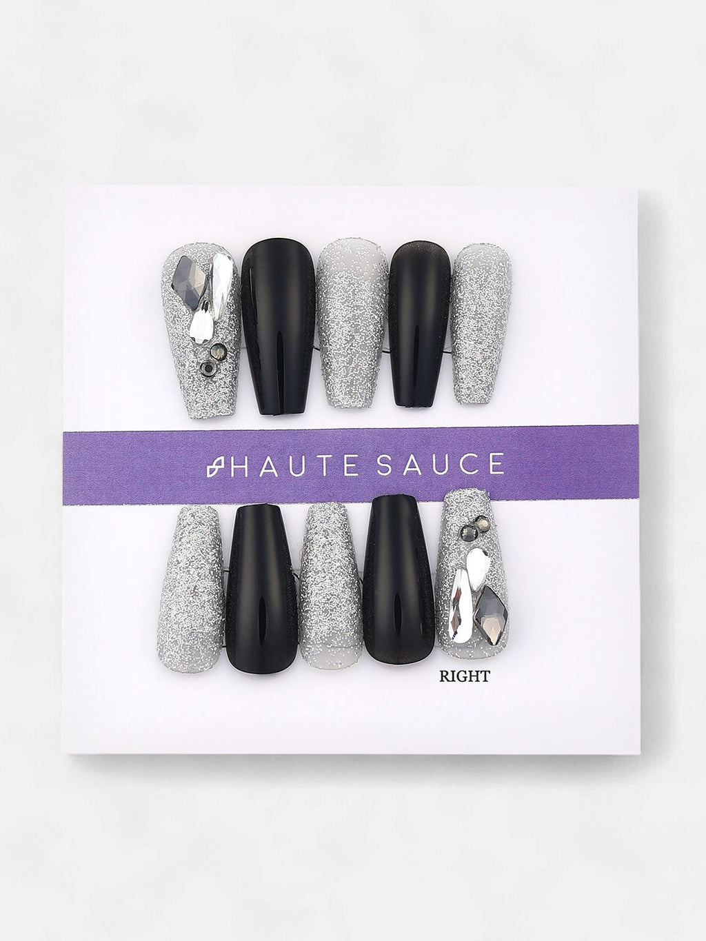 The Frost Press-On Nails - Moon Grey