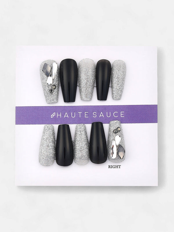 The Frost Press-On Nails - Moon Grey