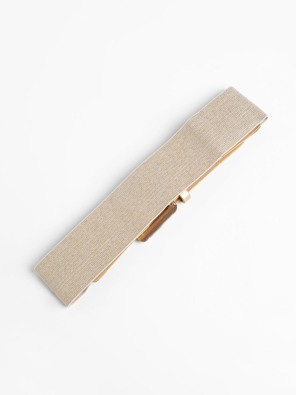 The Tortoiseshell Elastic Belt - Saltbox Beige