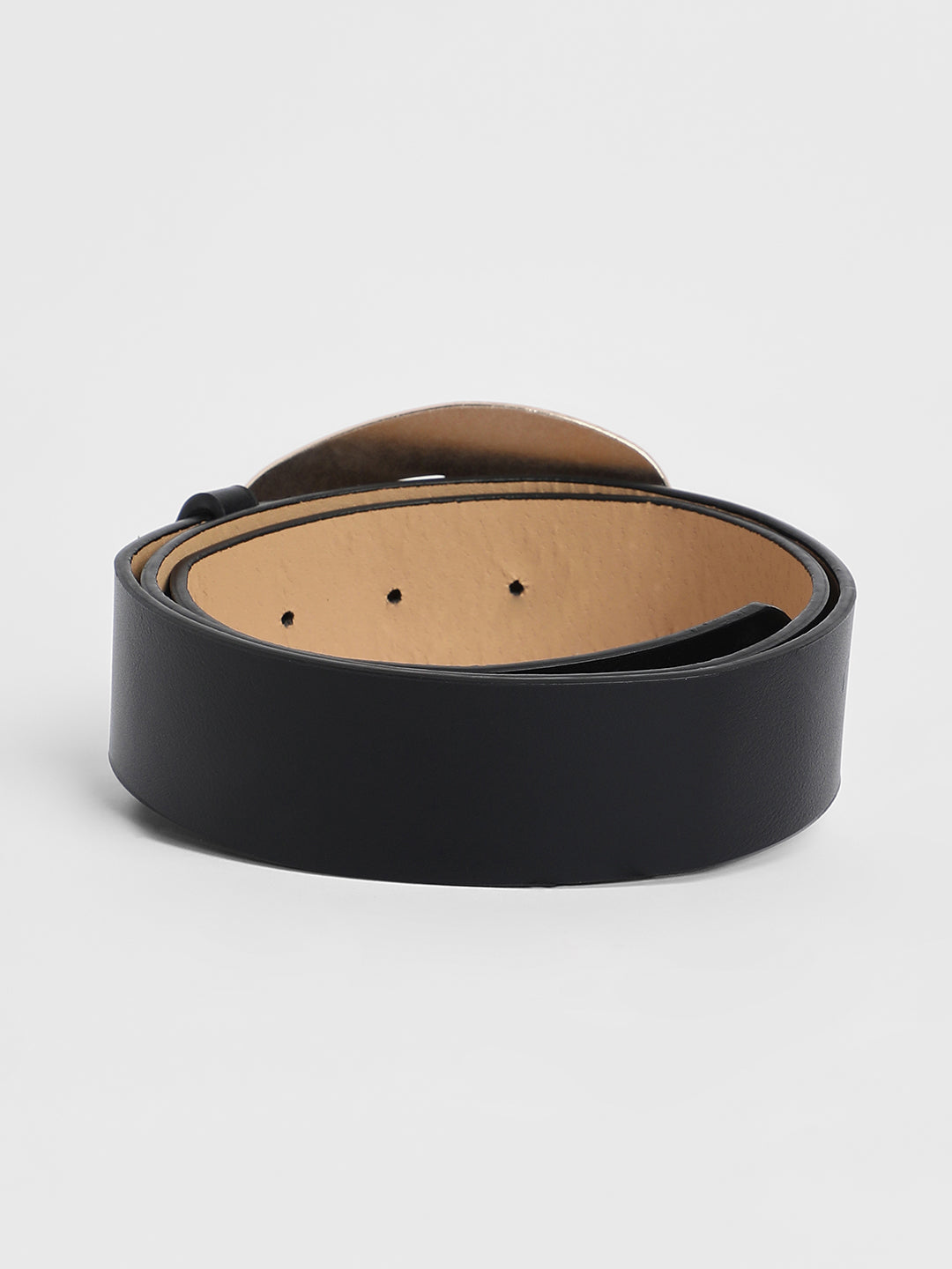 The Cauldron Buckle Belt - Raven Black