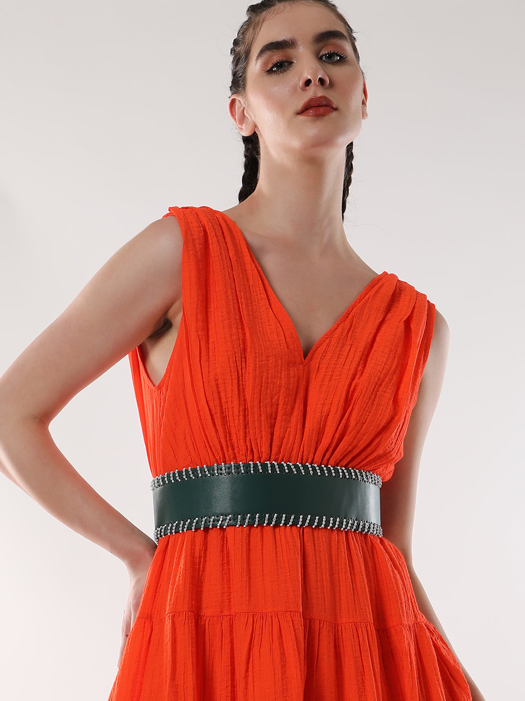 The Mariner Tie-Up Belt - Pine Green