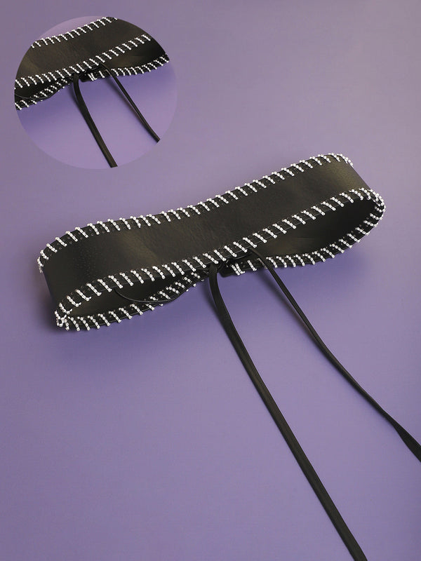 The Mariner Tie-Up Belt - Raven Black