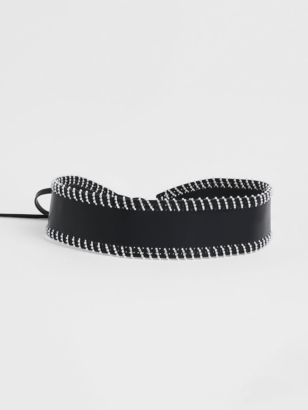 The Mariner Tie-Up Belt - Raven Black