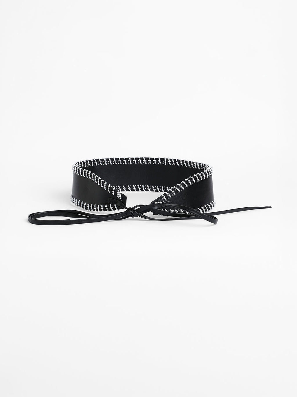 The Mariner Tie-Up Belt - Raven Black