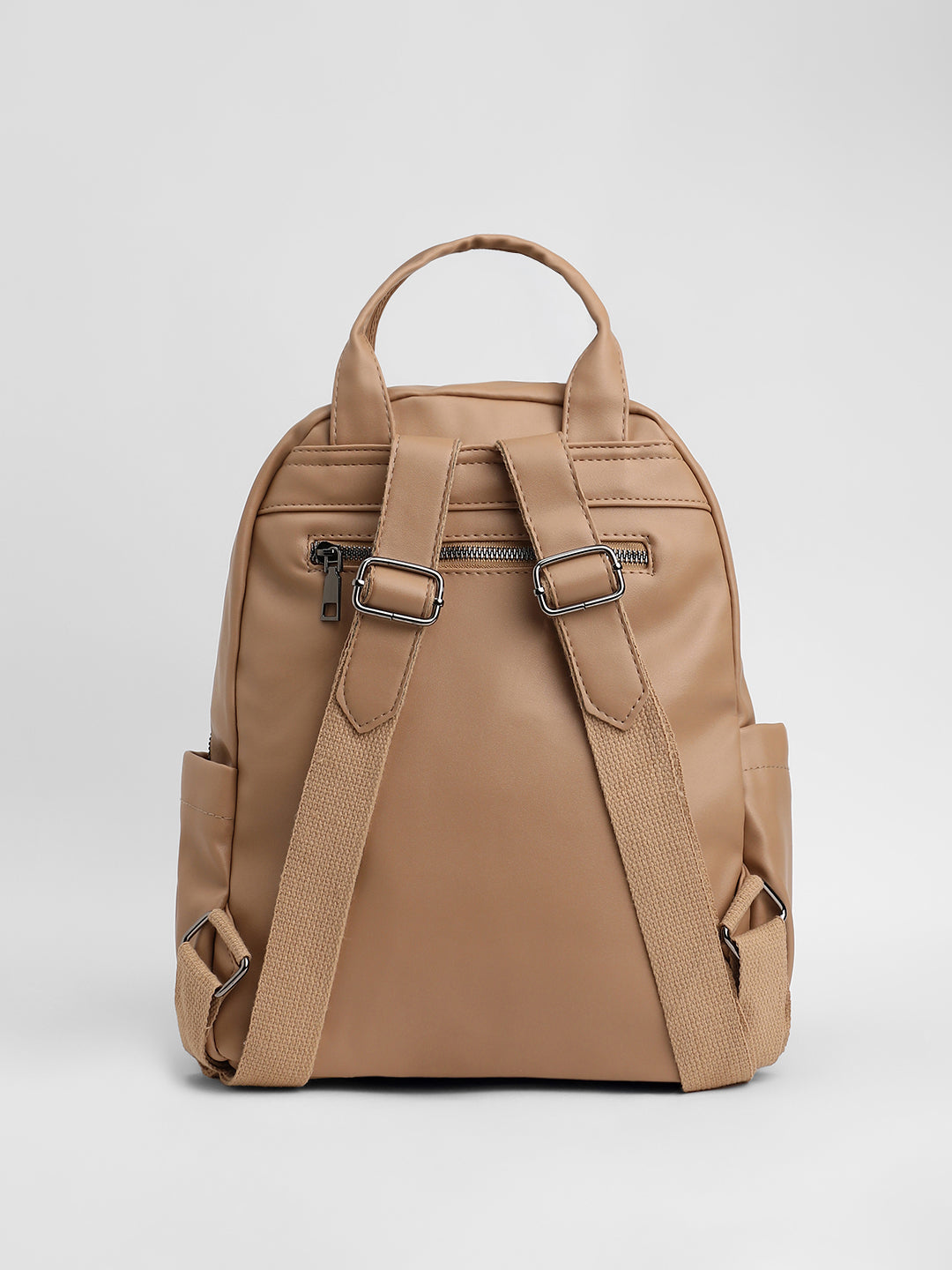 The Top Handle Curve Backpack - Buff Beige