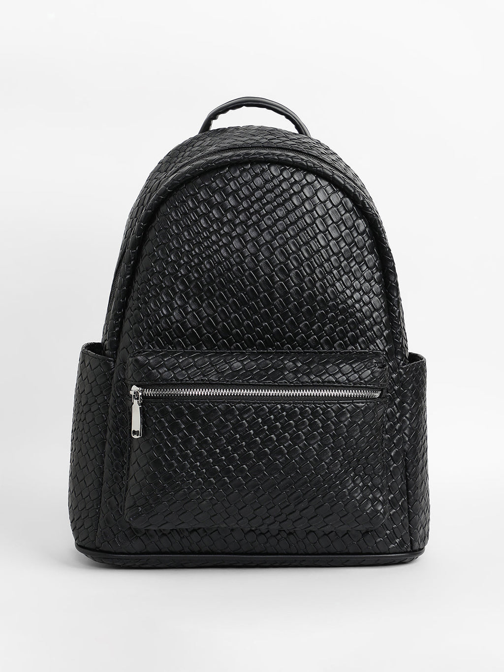 The Weave Curve Backpack - Onyx Black