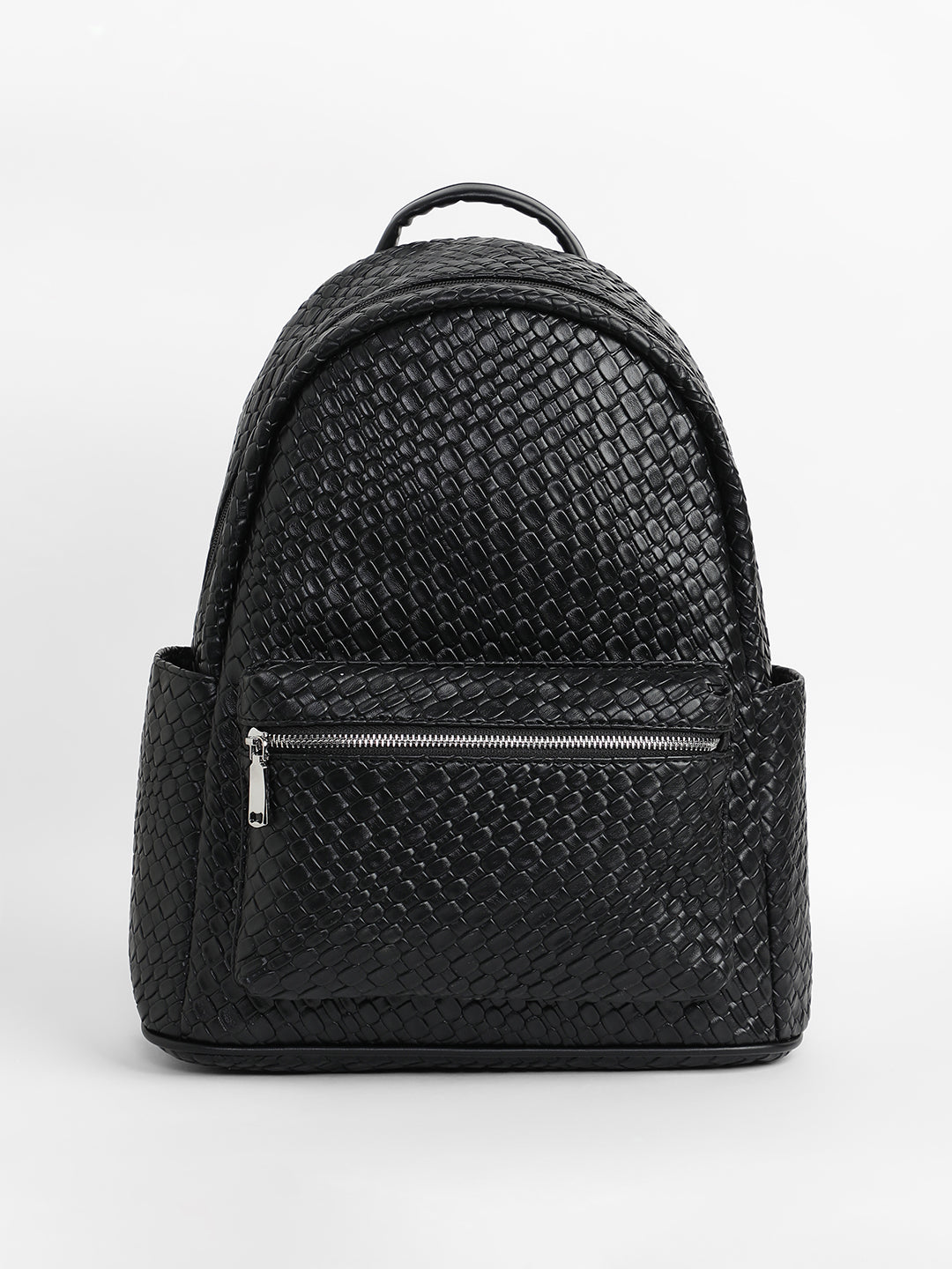 The Weave Curve Backpack - Onyx Black