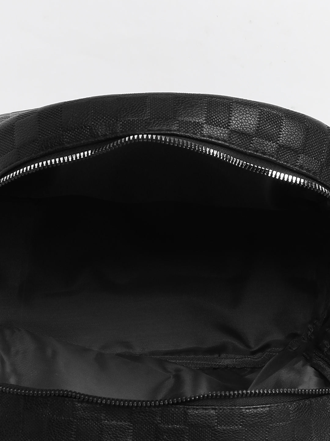 The Checkered Curve Backpack - Onyx Black