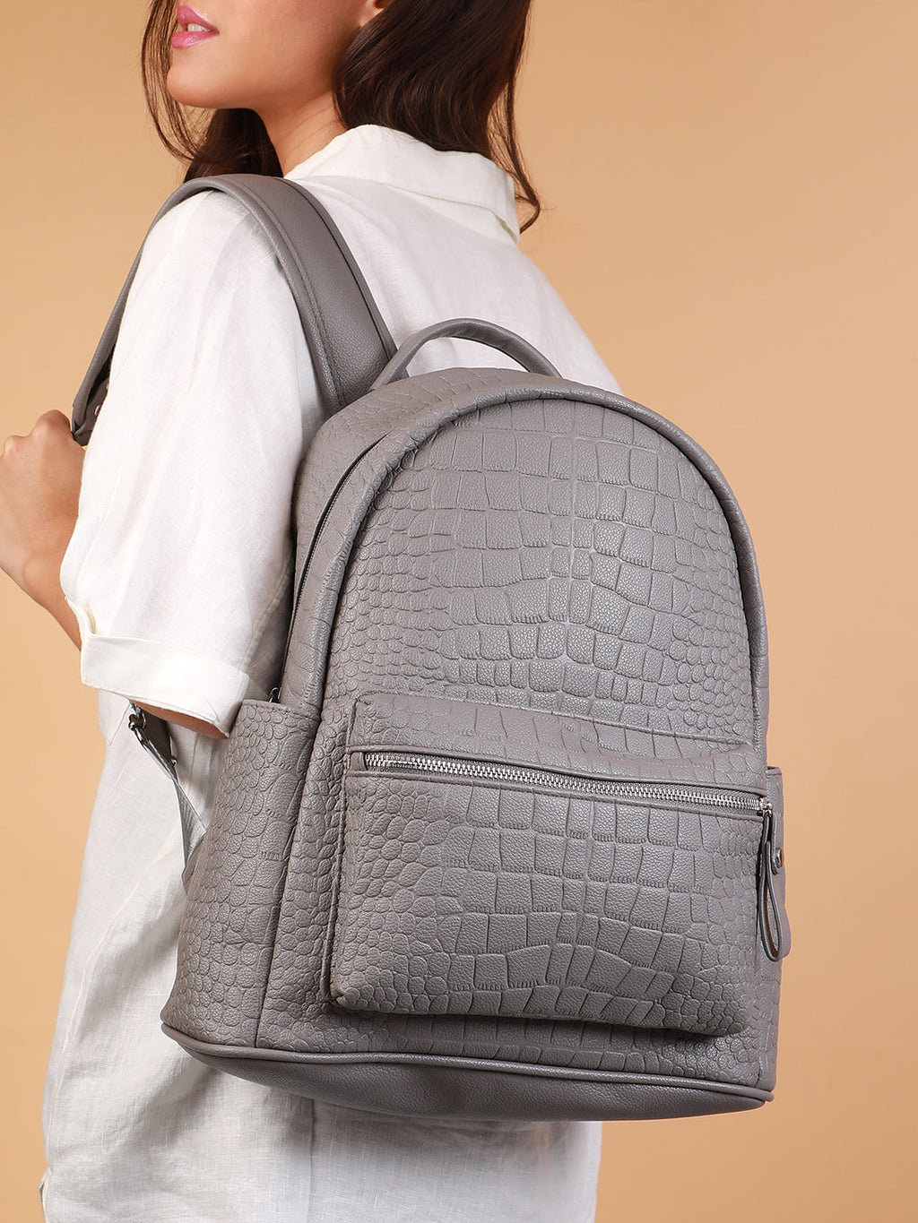 The Scale Curve Backpack - Coin Grey
