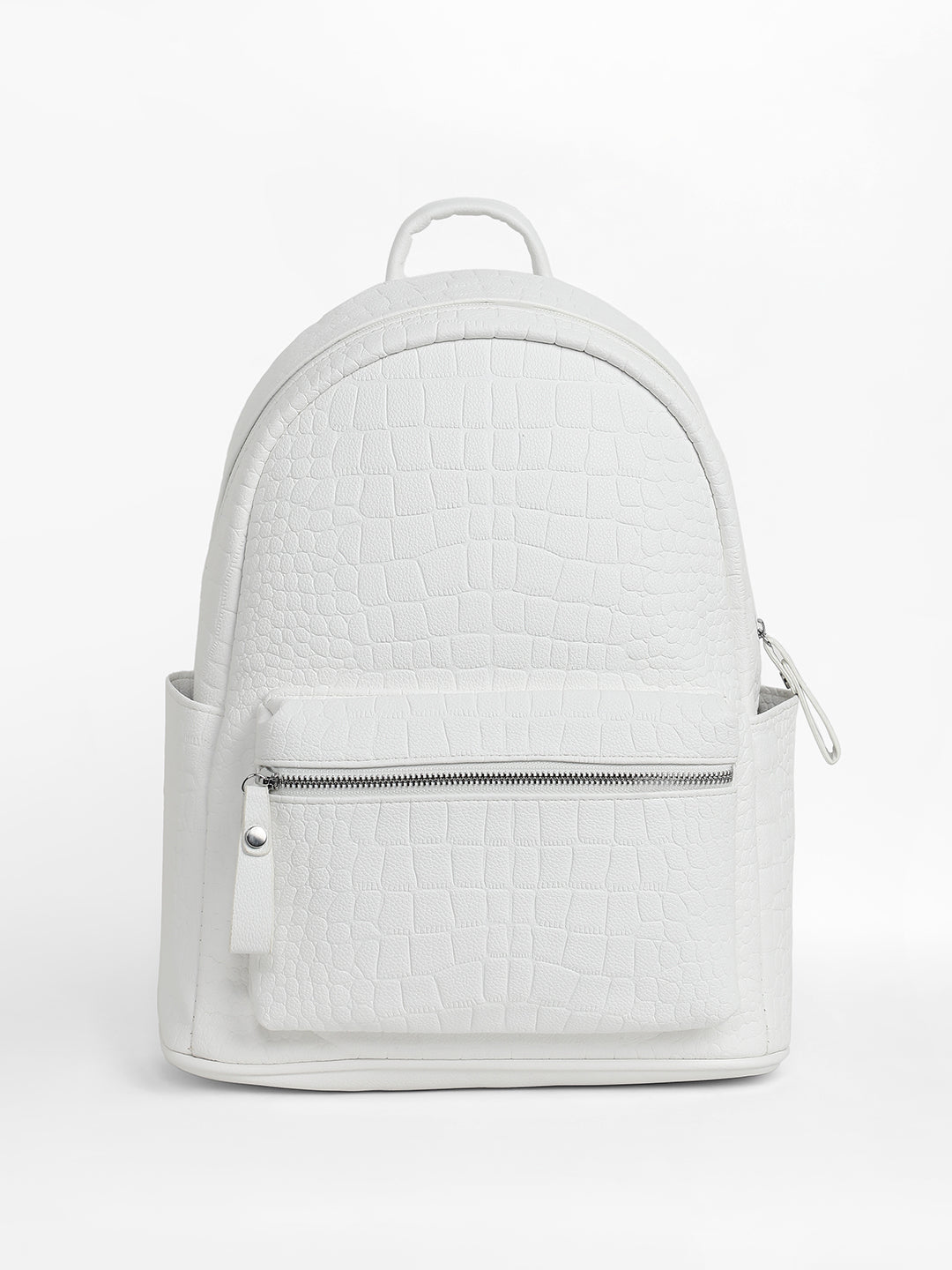 The Scale Curve Backpack - Daisy White