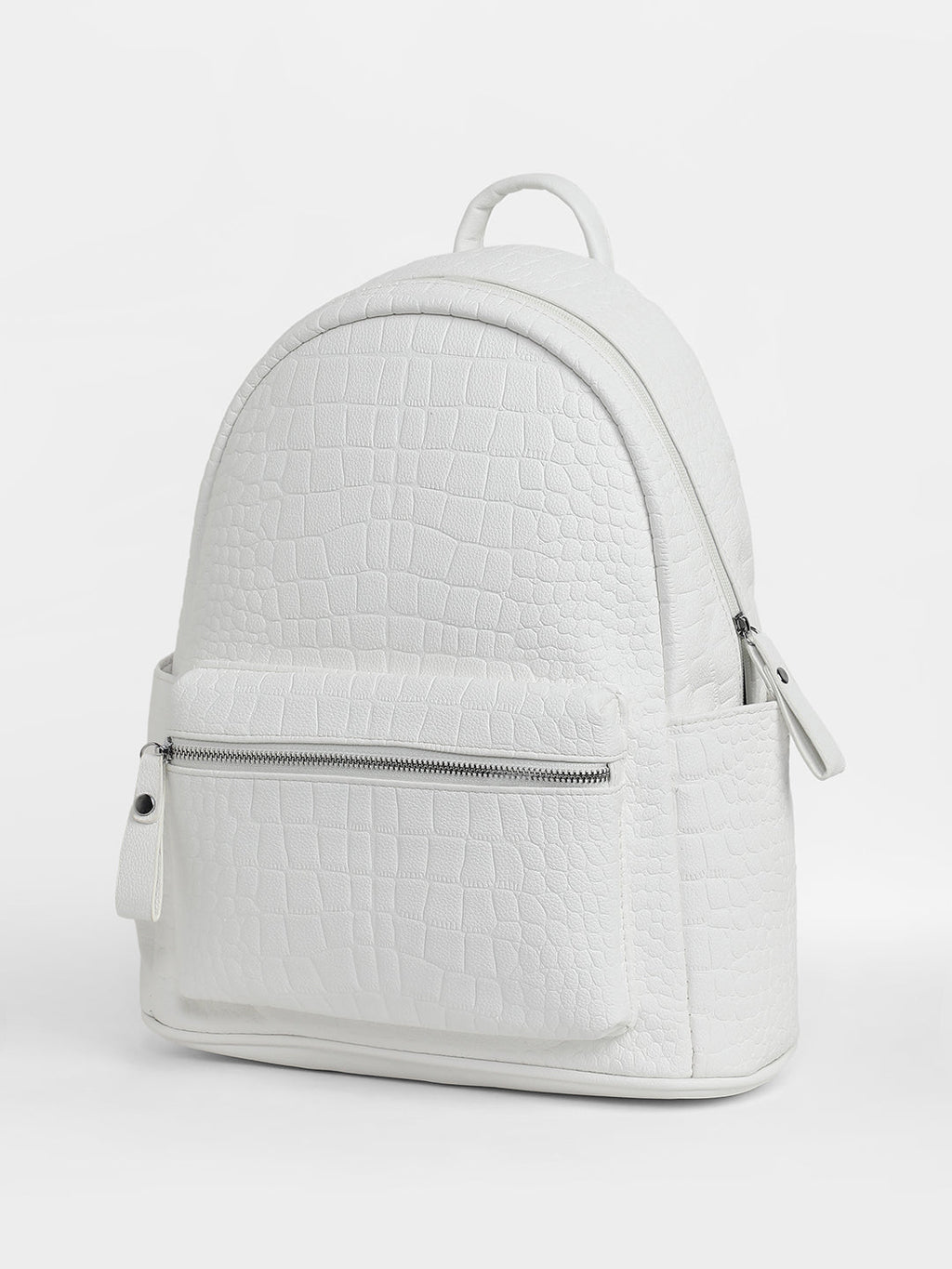 The Scale Curve Backpack - Daisy White