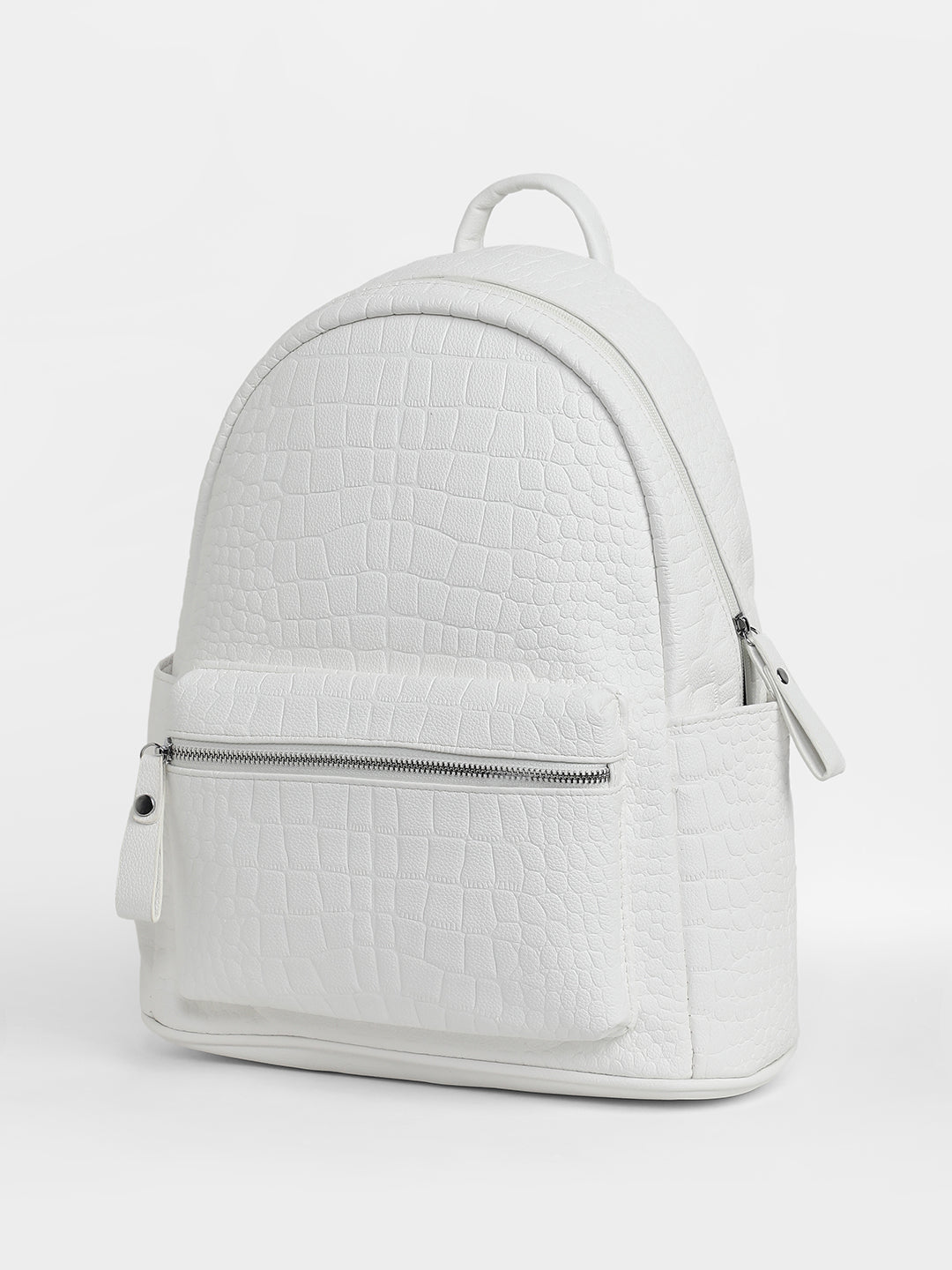 The Scale Curve Backpack - Daisy White