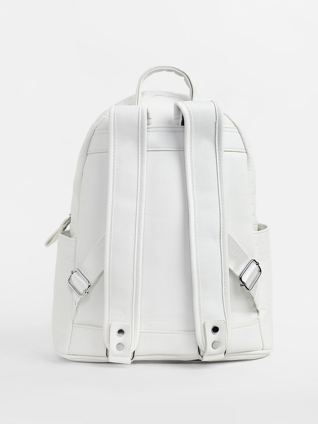The Scale Curve Backpack - Daisy White