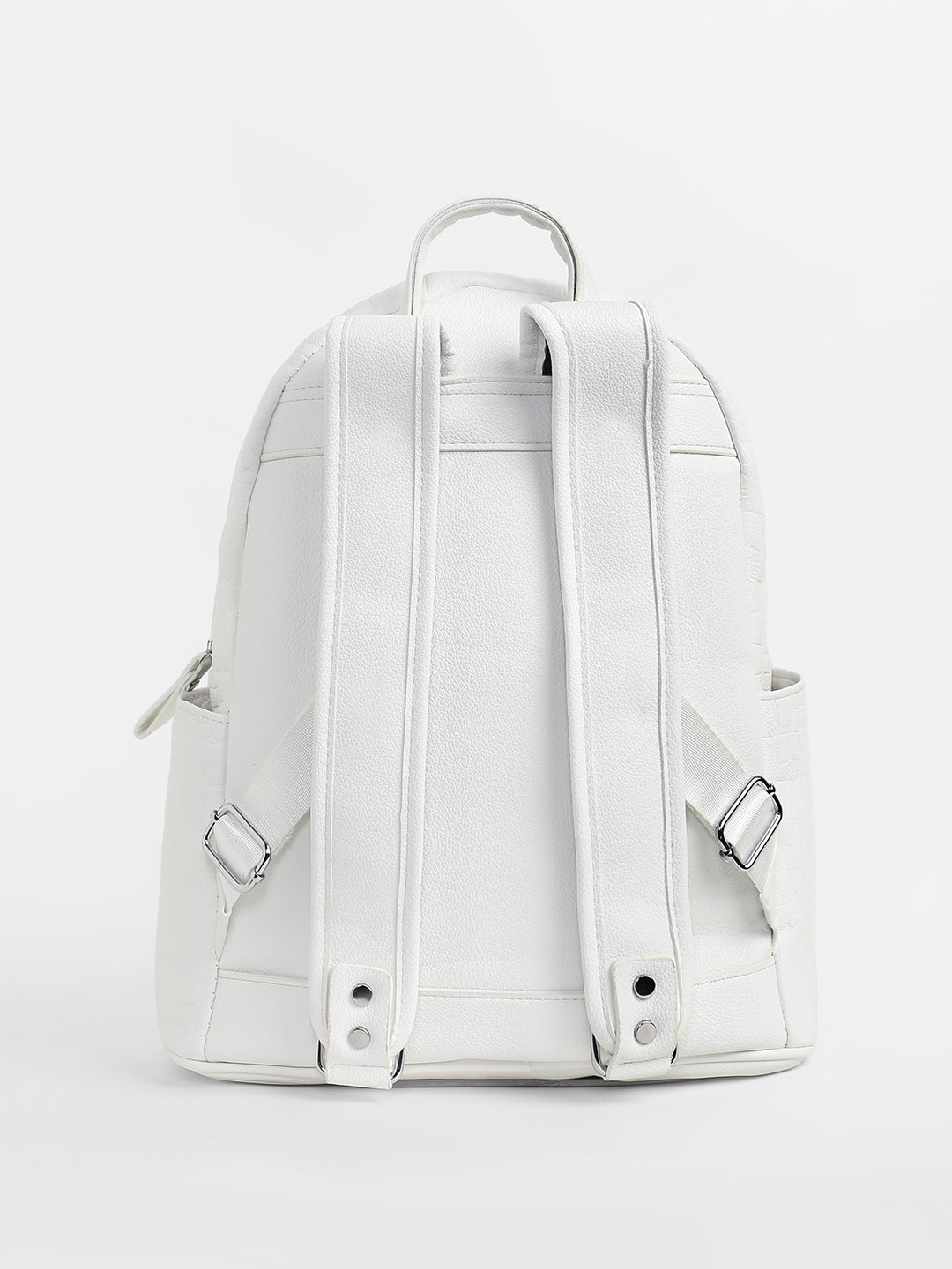 The Scale Curve Backpack - Daisy White