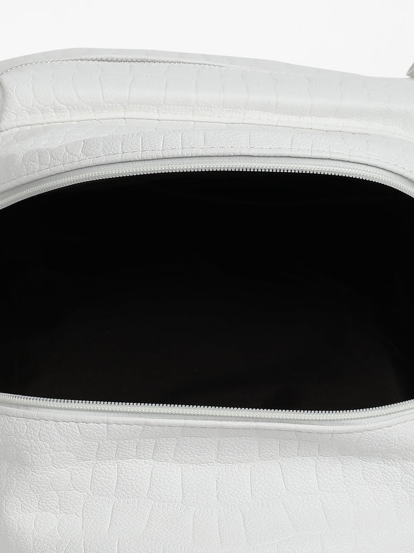 The Scale Curve Backpack - Daisy White