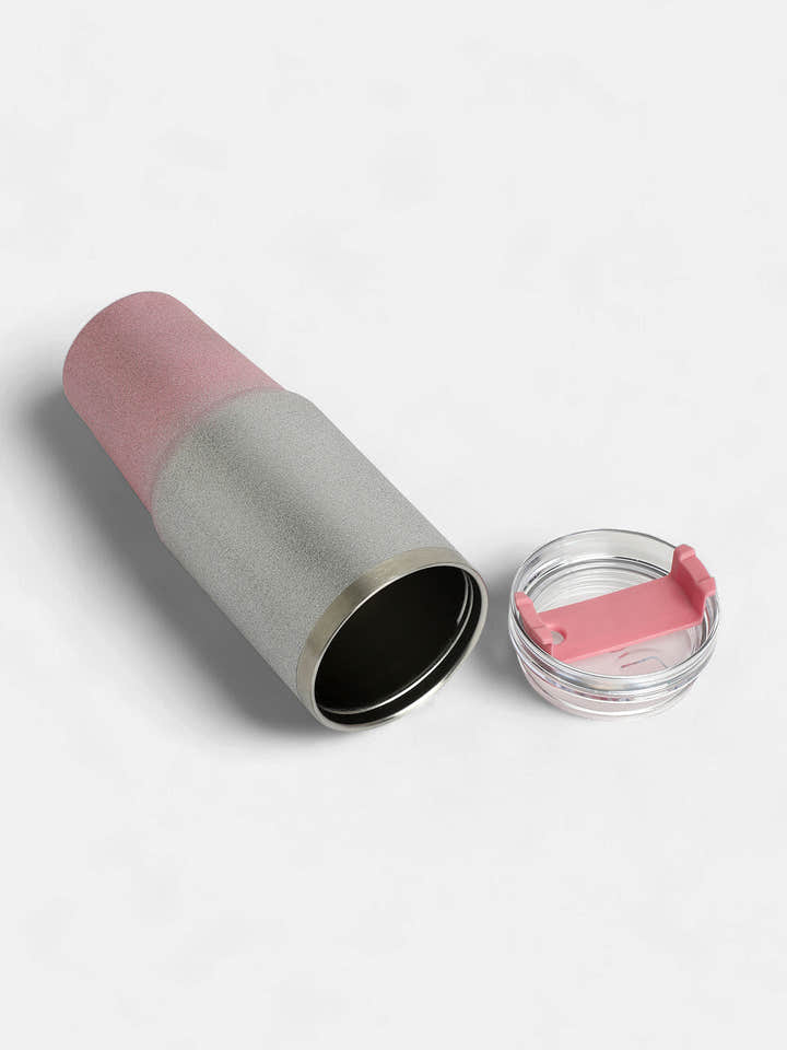 The Ombre Glimmer Sipper (890 Ml) - Blush Pink