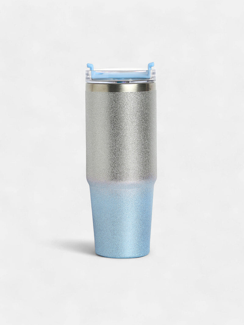 The Ombre Glimmer Sipper (890 Ml) - Icy Blue