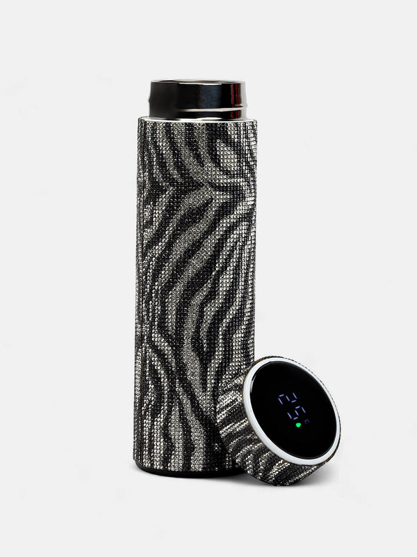 The Zã©Bresse Smart Vacuum Infuser (480 Ml) - Midnight Black & Crystal Silver