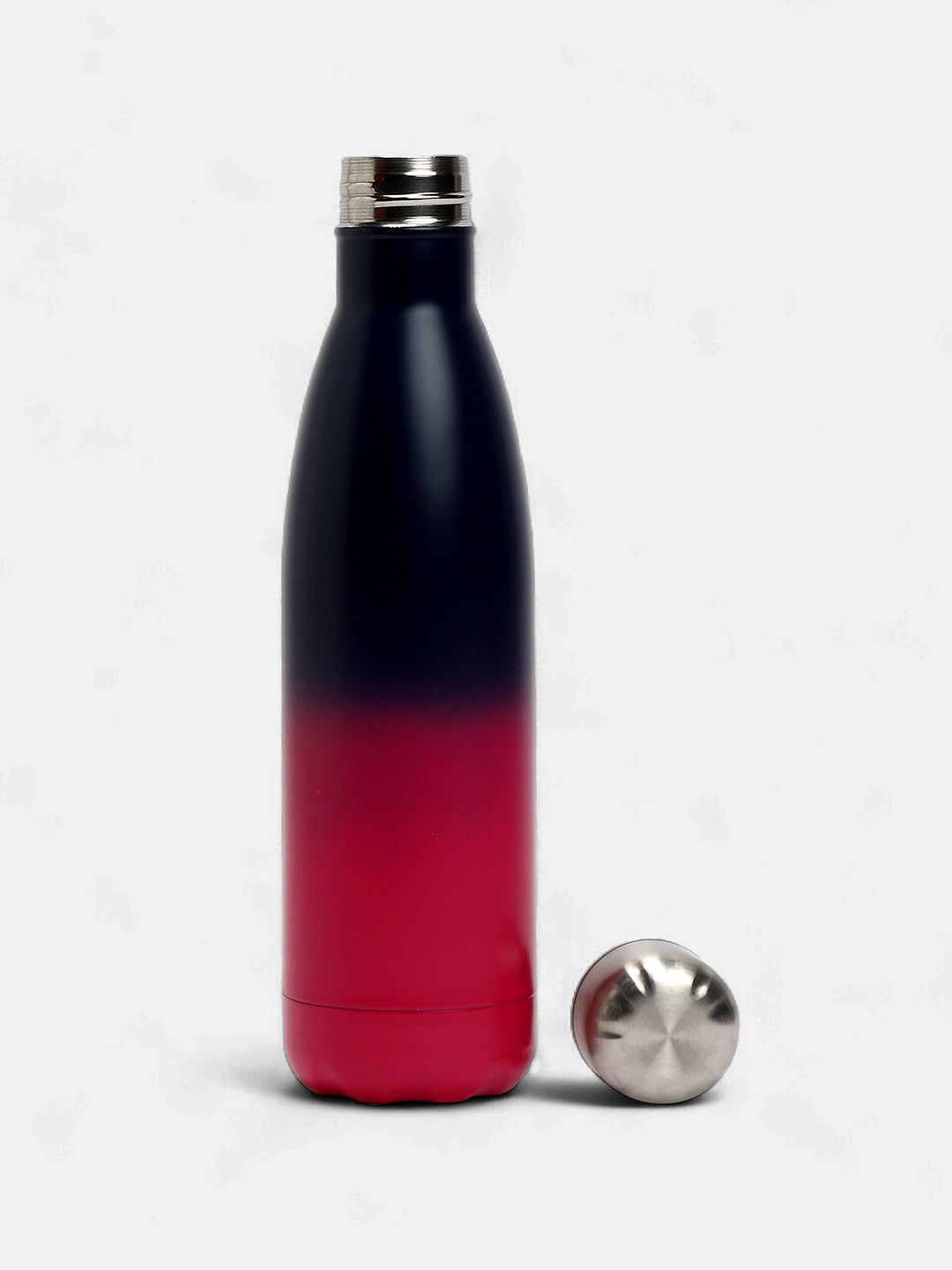 The Ombre Daily Hydration Flask (500 Ml) - Navy Blue & Magenta Pink