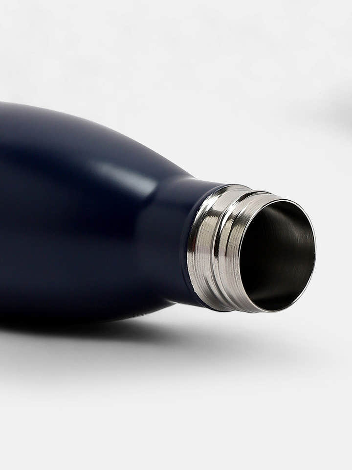 The Ombre Daily Hydration Flask (500 Ml) - Navy Blue & Magenta Pink
