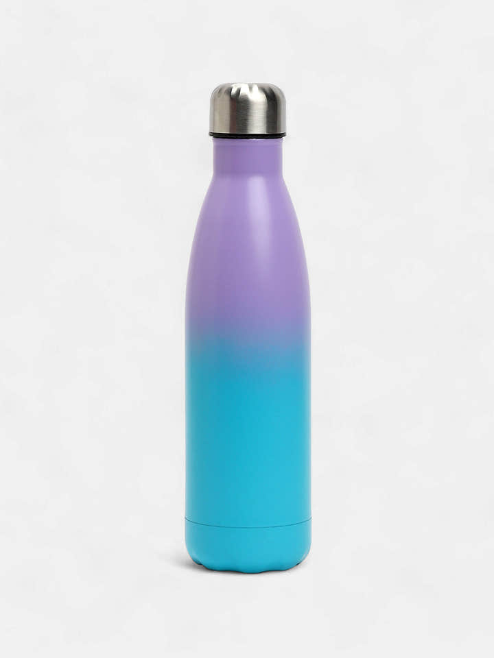 The Ombre Daily Hydration Flask (500 Ml) - Lavender & Azure Blue