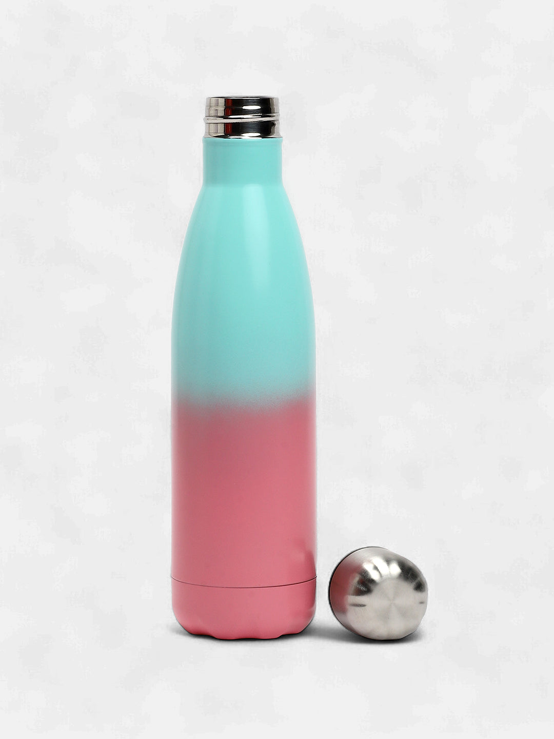 The Ombre Daily Hydration Flask (500 Ml) - Powder Blue & Rouge Pink