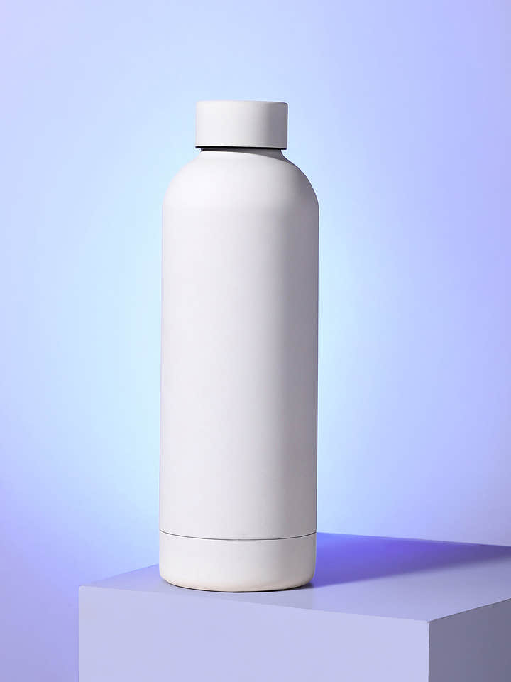 The On-The-Go Hydration Flask (500 Ml) - Chalk White
