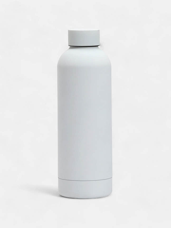 The On-The-Go Hydration Flask (500 Ml) - Chalk White