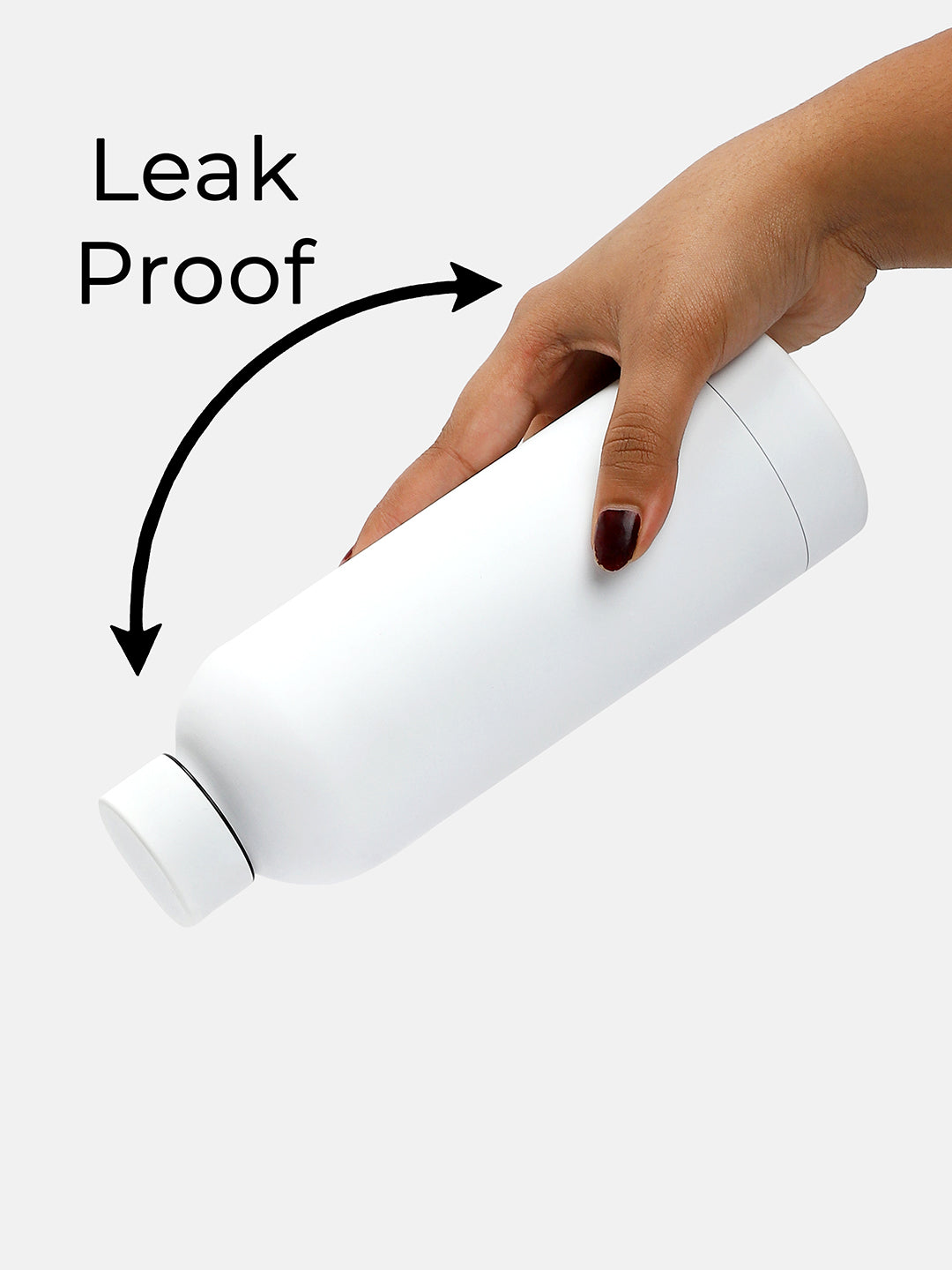 The On-The-Go Hydration Flask (500 Ml) - Chalk White