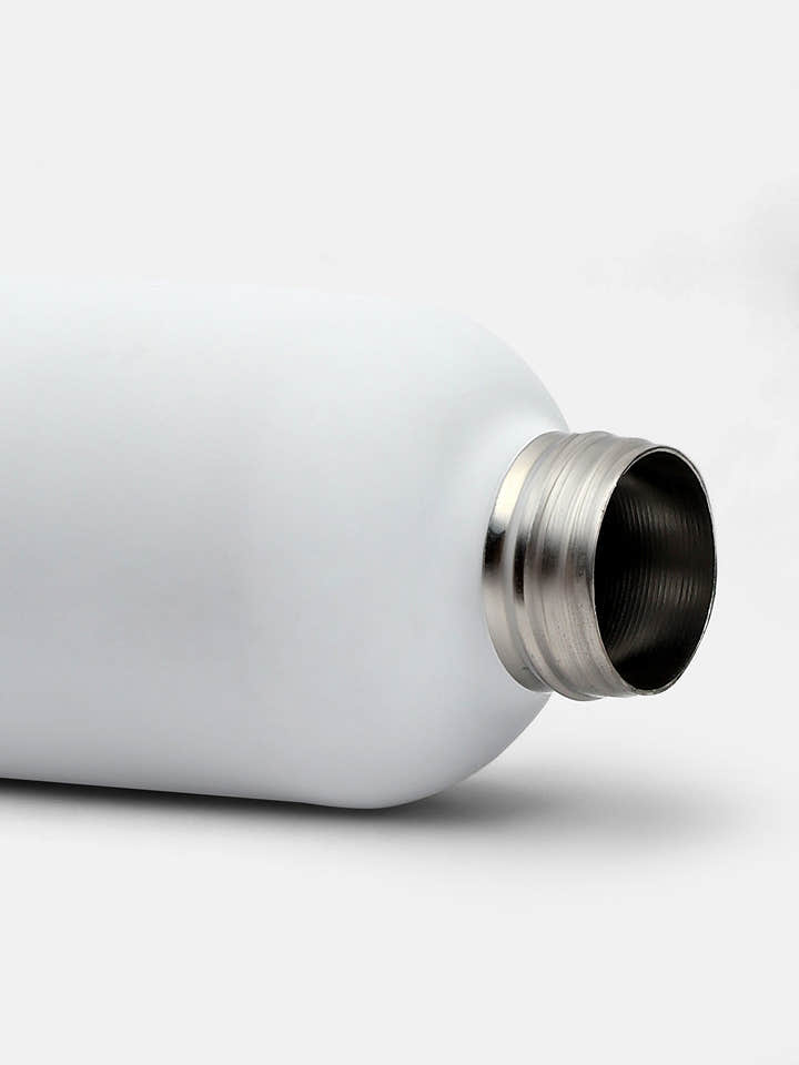 The On-The-Go Hydration Flask (500 Ml) - Chalk White