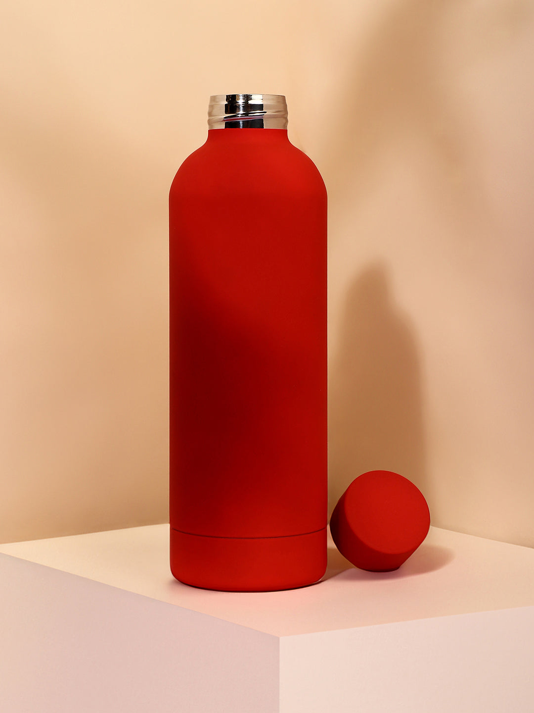 The On-The-Go Hydration Flask (500 Ml) - Crimson Red