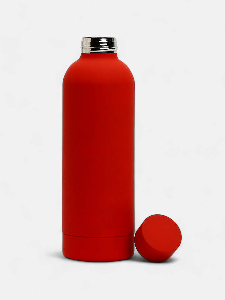 The On-The-Go Hydration Flask (500 Ml) - Crimson Red