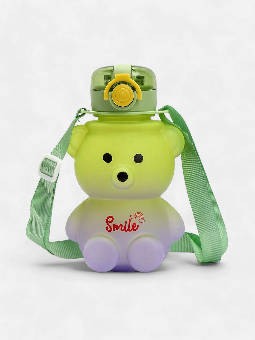 The Teddy Crossbody Sipper (580 Ml) - Pistachio Green & Lavender
