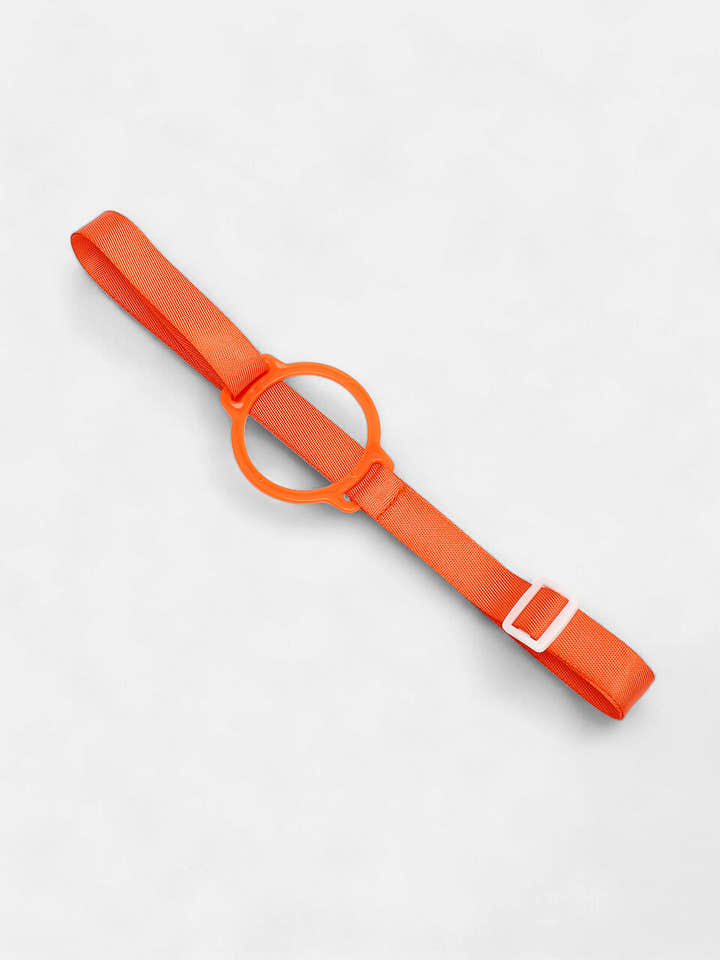 The Teddy Crossbody Sipper (580 Ml) - Pumpkin Orange & Powder Blue
