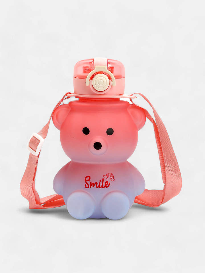 The Teddy Crossbody Sipper (580 Ml) - Salmon Pink & Lilac