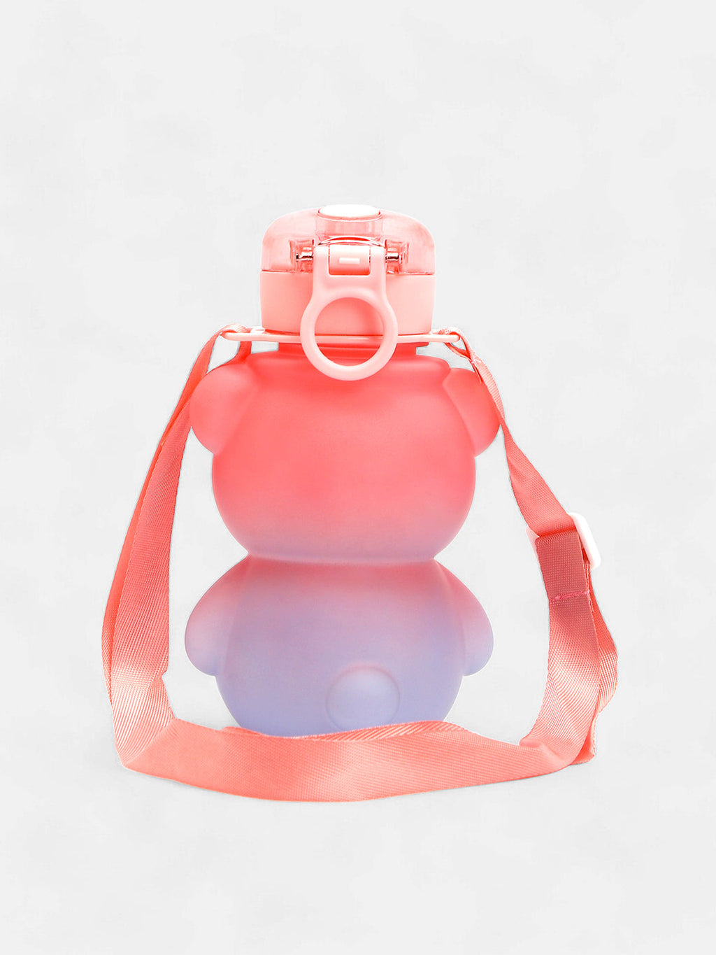 The Teddy Crossbody Sipper (580 Ml) - Salmon Pink & Lilac