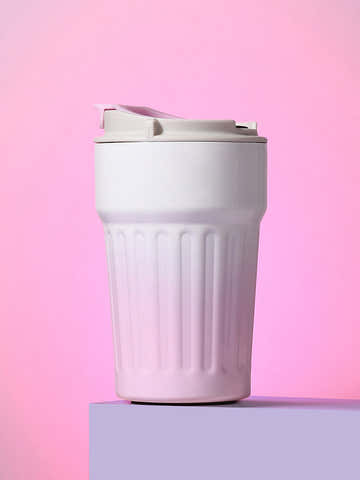 The Ombre Smart Vacuum Travel Mug (400 Ml) - Ballet Pink