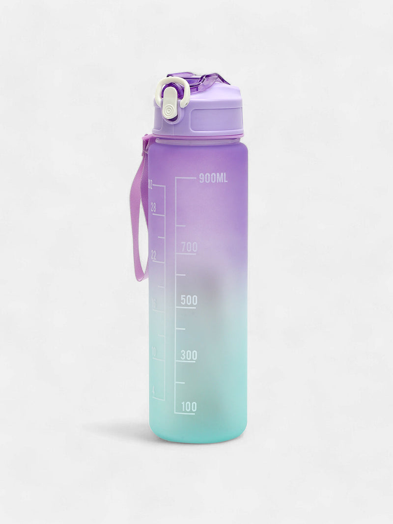 The Hydration Itinerary Sipper (900 Ml) - Amethyst Purple & Sky Blue