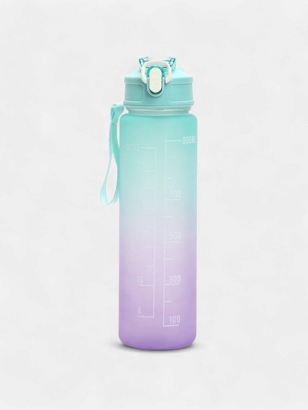 The Hydration Itinerary Sipper (900 Ml) - Aqua Green & Amethyst Purple