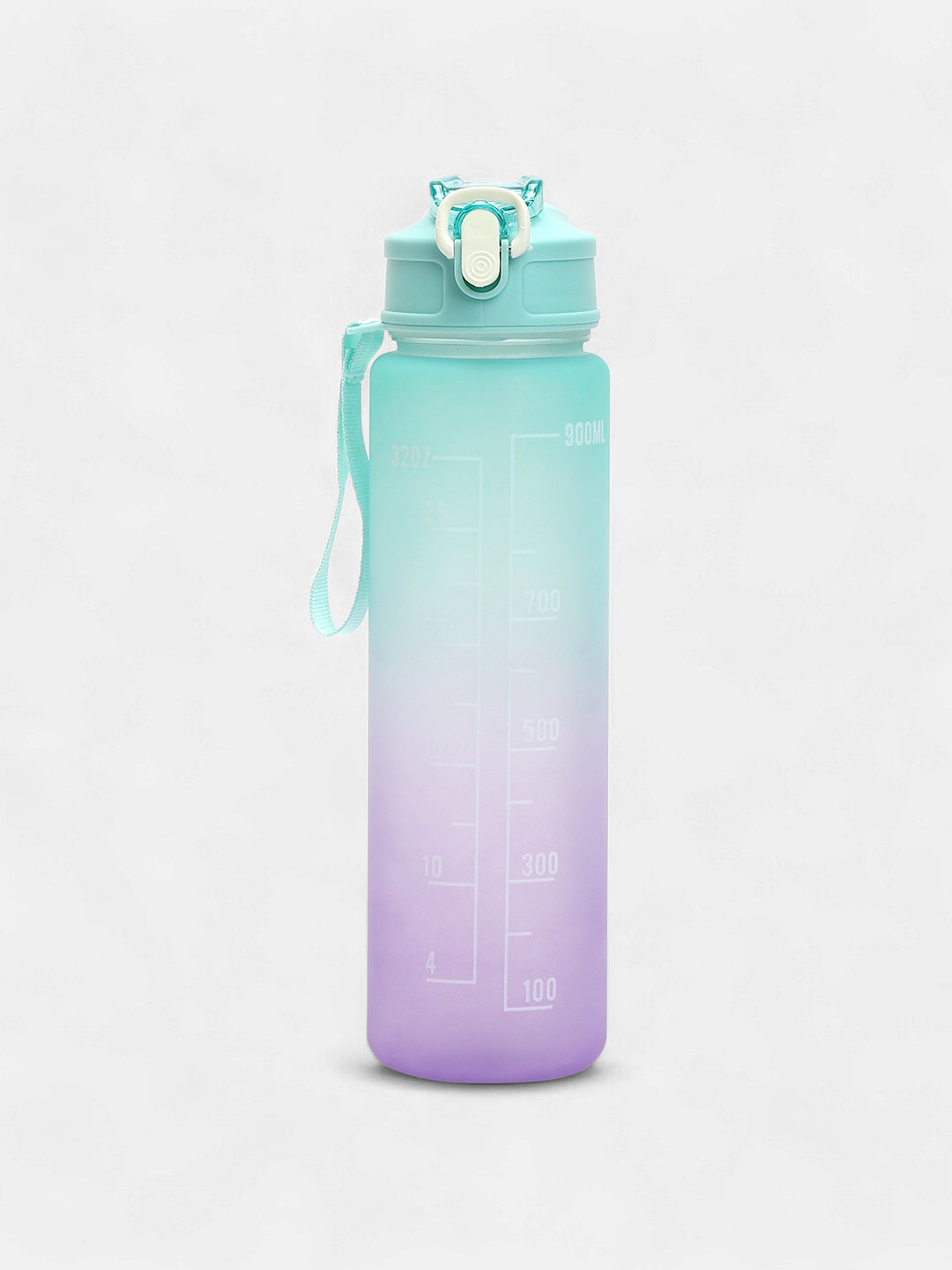 The Hydration Itinerary Sipper (900 Ml) - Aqua Green & Amethyst Purple