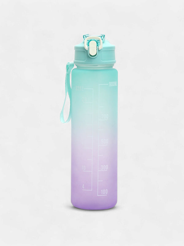 The Hydration Itinerary Sipper (900 Ml) - Aqua Green & Amethyst Purple