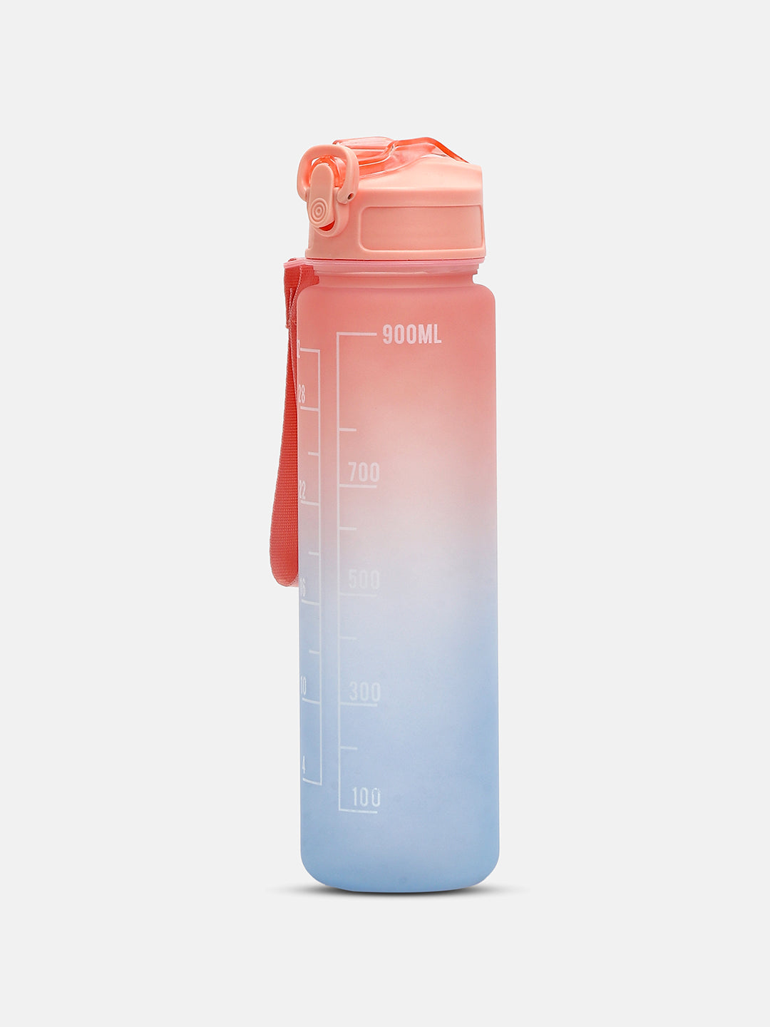 The Hydration Itinerary Sipper (900 Ml) - Peach Pink & Sky Blue