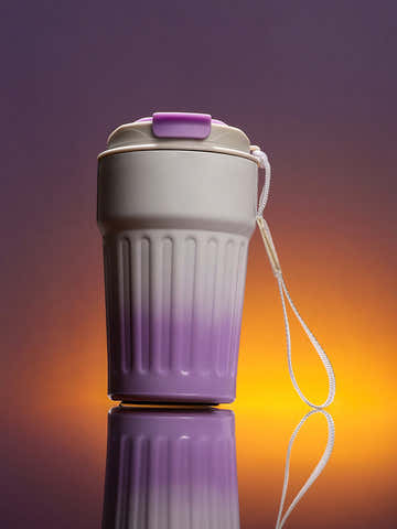 The Ombre Smart Vacuum Travel Mug (400 Ml) - Lavender