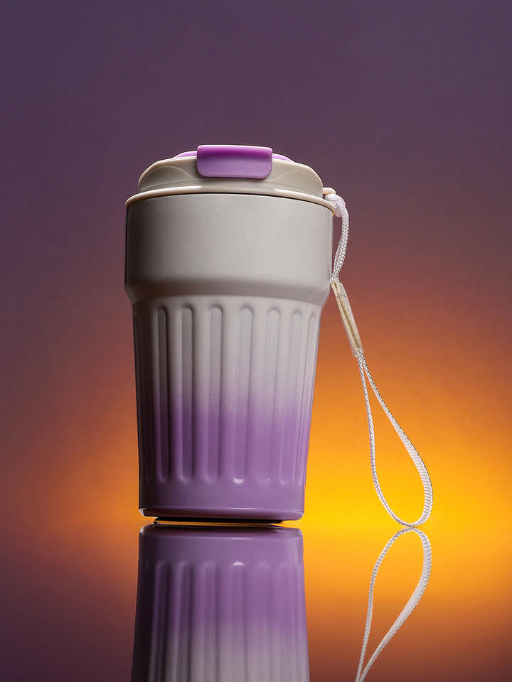 The Ombre Smart Vacuum Travel Mug (400 Ml) - Lavender