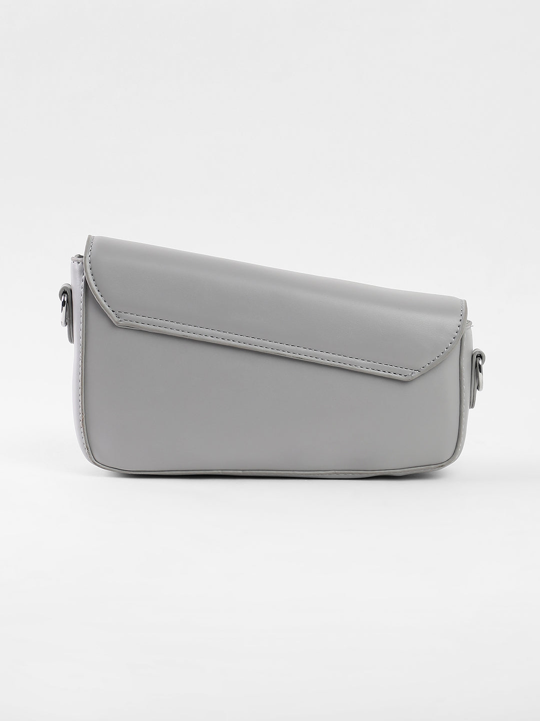 The Asymmetric Link Shoulder Bag - Ash Grey